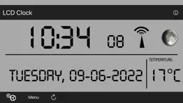 lcd-clock iphone screenshot 1
