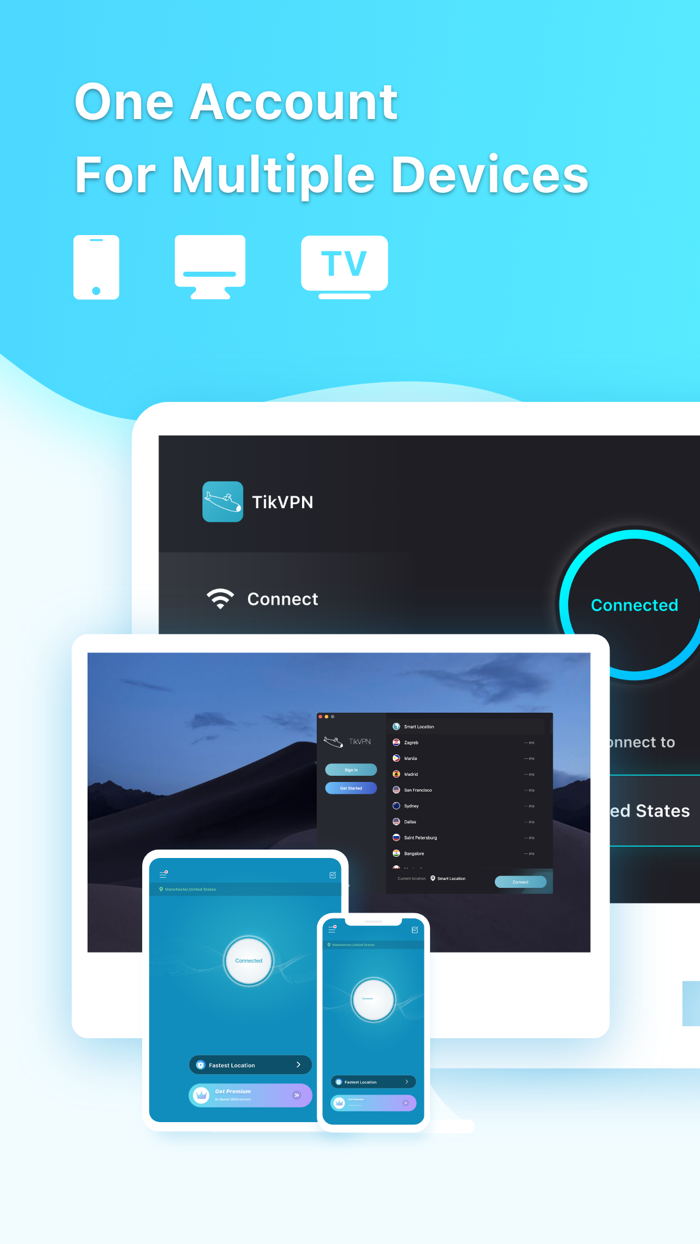 TikVPN-Super Secure VPN Proxy