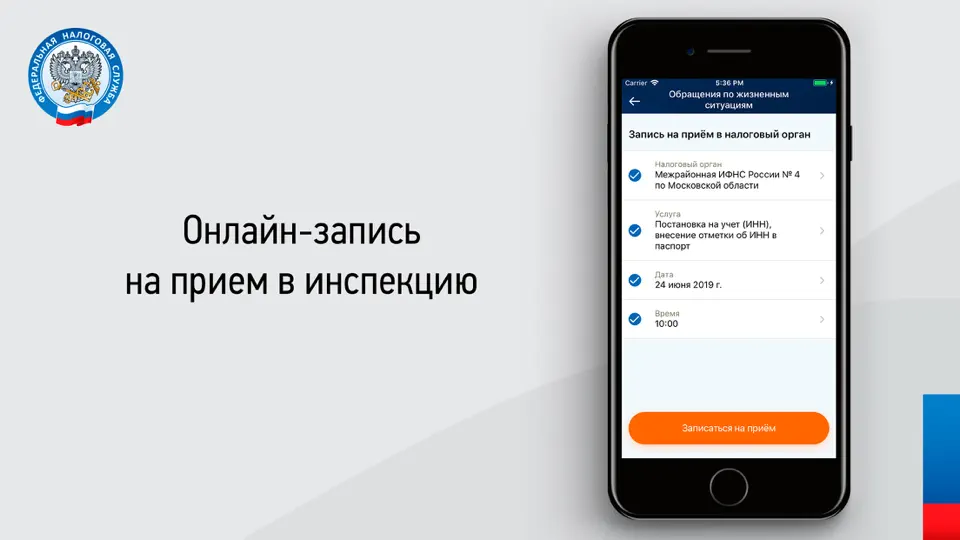 Скриншот Налоги ФЛ на iPhone 5