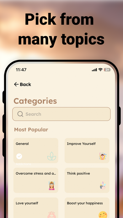 Affirmations - Daily Reminder Screenshot