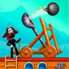 The Catapult: stick man game icon