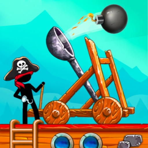 The Catapult: stick man game Icon