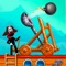 The Catapult: stick man game