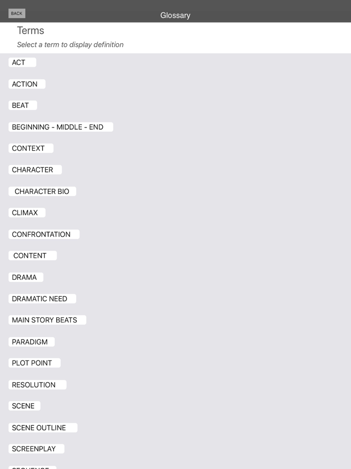 Screenplay Development Wrkshop