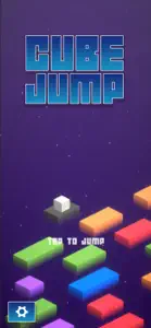 Huggy Coloring Cube Jump game screenshot #4 for iPhone