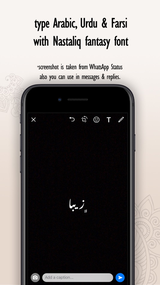 #4. Nastaliq Type | نستعلیق (iOS) 由: MEHRDAD ABRAMIANS
