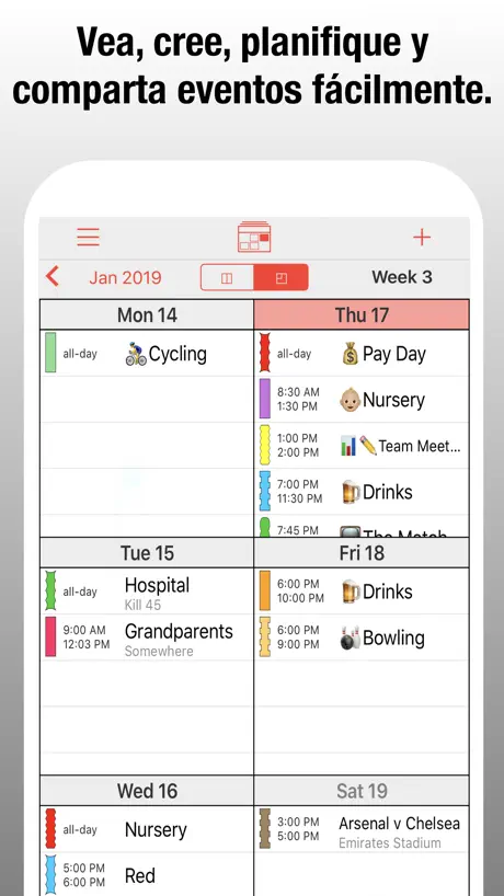 Calendario PocketLife