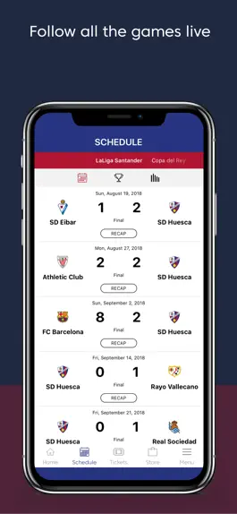 Game screenshot SD Huesca - Official App apk
