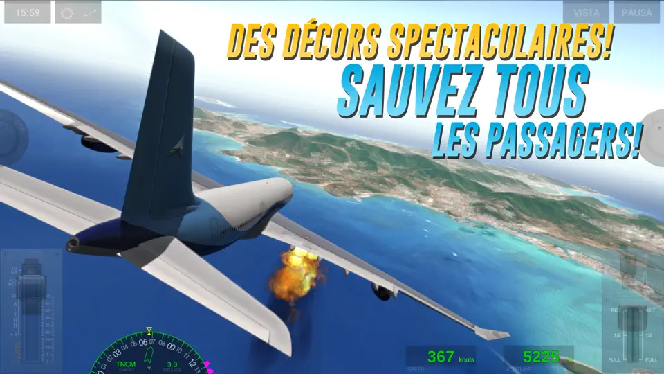 Capture d'écran de Extreme Landings sur iPhone 3