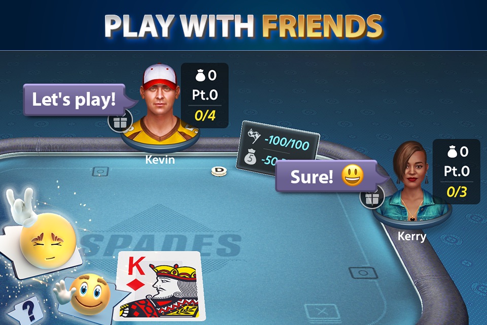 Spades by Pokerist screenshot 2