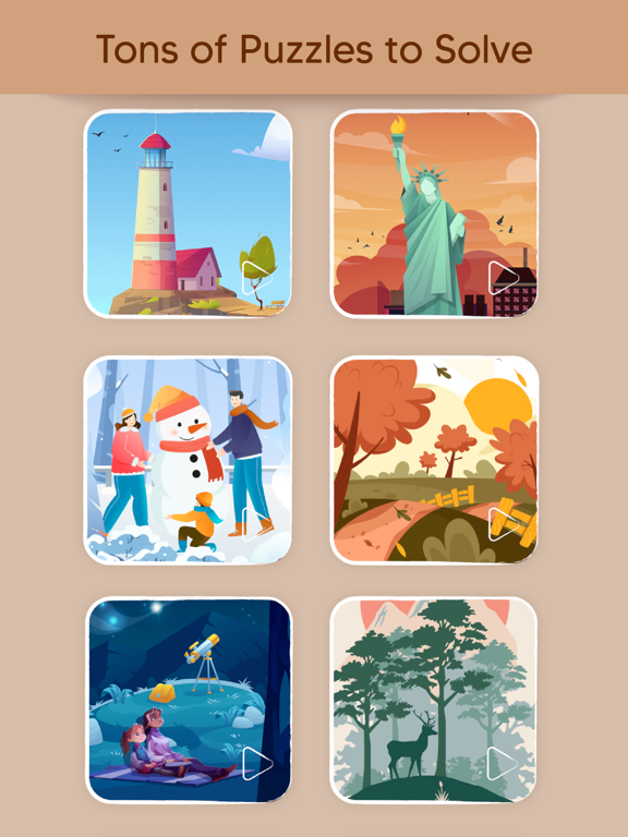 Merge Art Puzzle iPad screenshot 4 - Games app