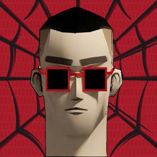 Spider Superhero Crime City Icon