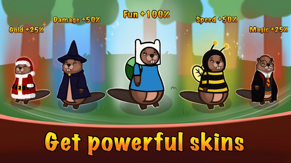 #4. Beaver with Axe: Idle Clicker (iOS) Podle: Viktor Andreenko