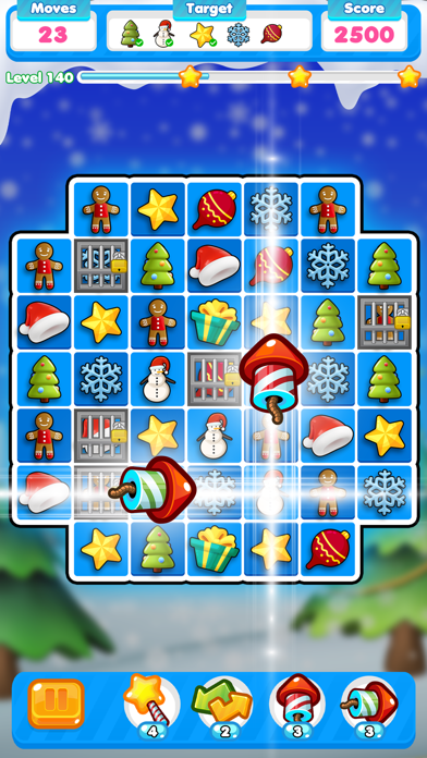 Christmas match 3 santa pop Screenshot