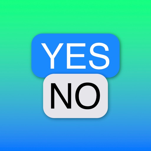 Yes No Reverse Sticker Maker iOS App