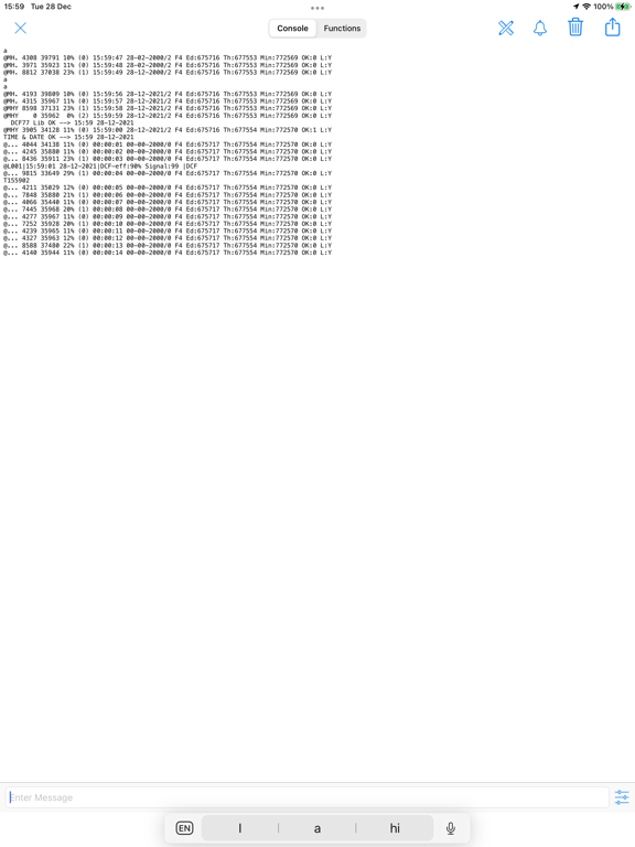 BLESerial HM-10 iPad screenshot 6 - Utilities app