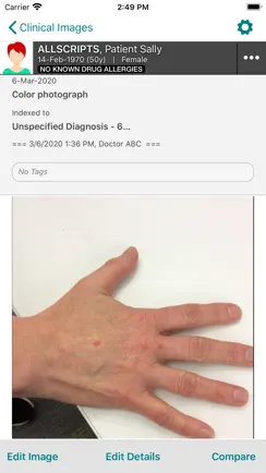 Veradigm EHR Clinical Images iPhone image 3