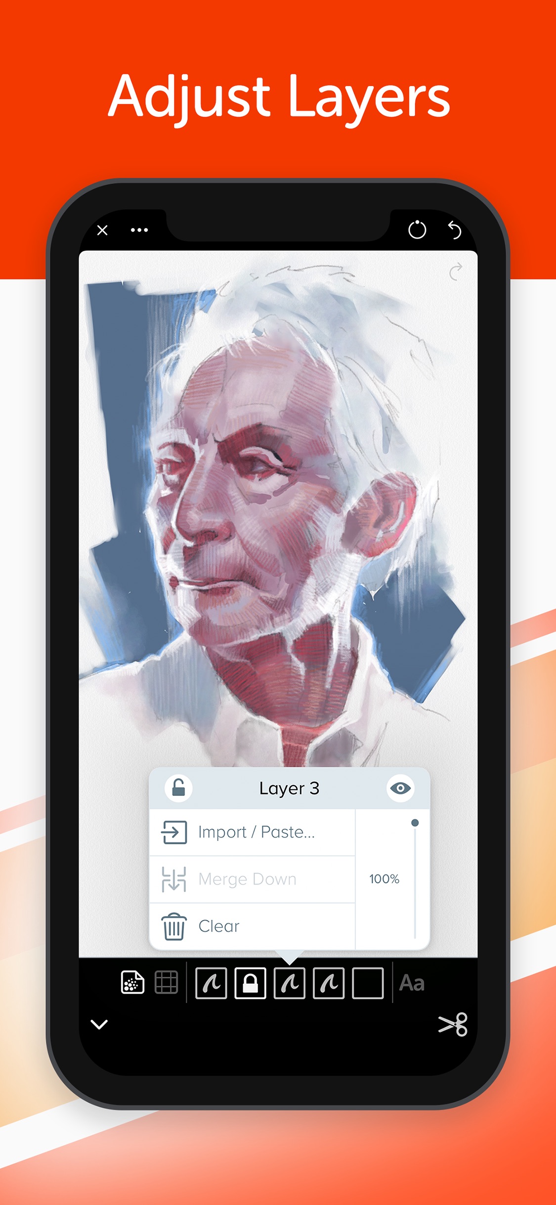 Screenshot do app Linea Sketch