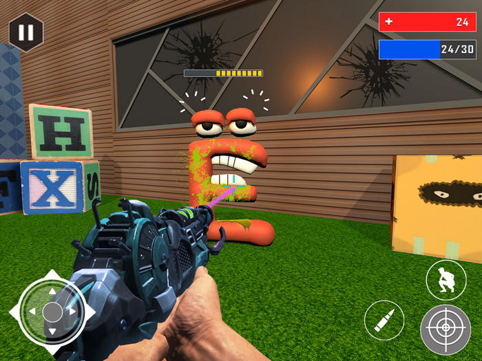 Alphabet Gun Shooting Games 3D