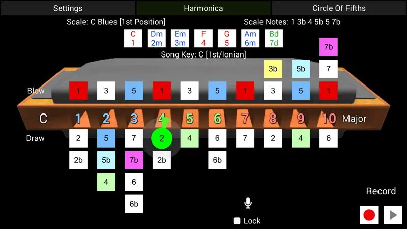 HarpNinja Diatonic Harmonica screenshot 3 of 5