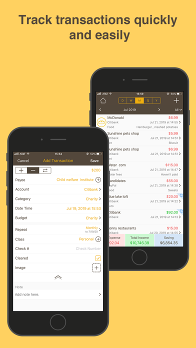 Screenshot #2 pour Money Monitor Pro