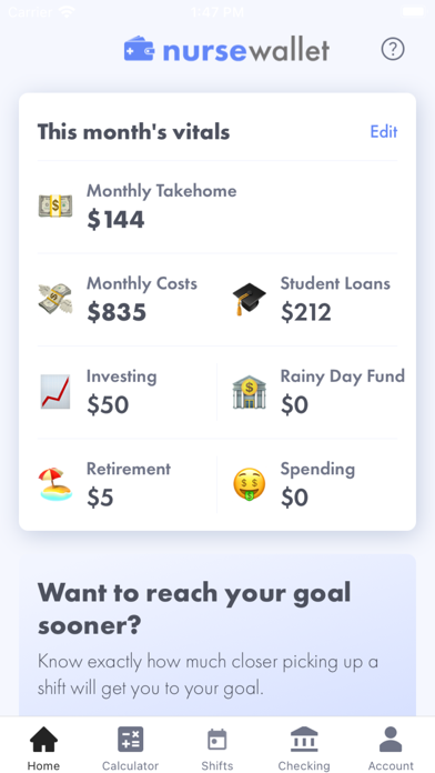 NurseWallet Screenshot