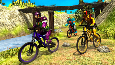 Superhero BMX Bicycle Stunts Screenshot