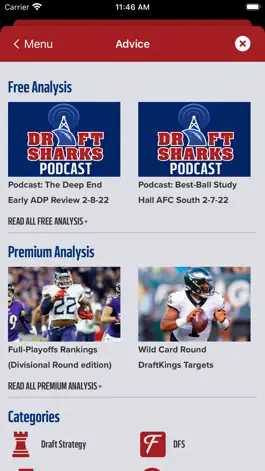 Game screenshot Draft Sharks Fantasy Football apk