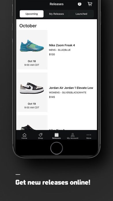 Foot Locker - Shop Releases Screenshot