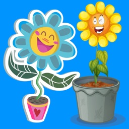 Flower Power Emoji Stickers