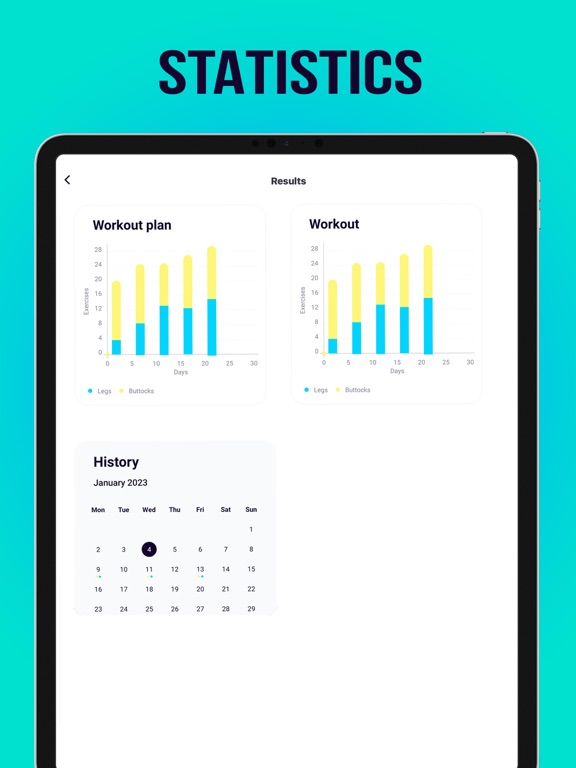 Butt And Legs Workout Fitness iPad screenshot 4 - Health & Fitness app