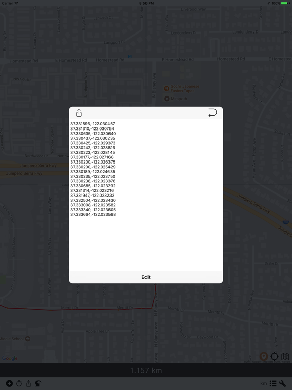 Screenshot #5 pour DistanceCalculator - Map tool