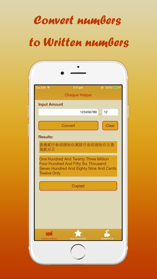 #2. Cheque Helper (iOS) By: IGEARS TECHNOLOGY LTD