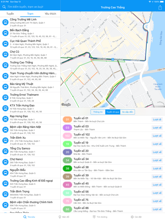 Screenshot #6 pour vBus - Xe buýt Việt Nam