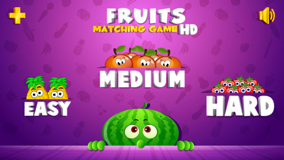 Screenshot #2 pour Fruits Matching Game - HD
