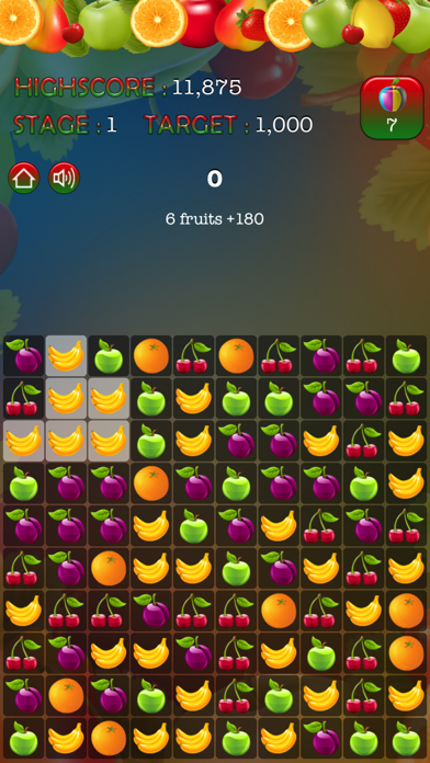 Screenshot #2 pour Pop Pop Fruit Puzzle