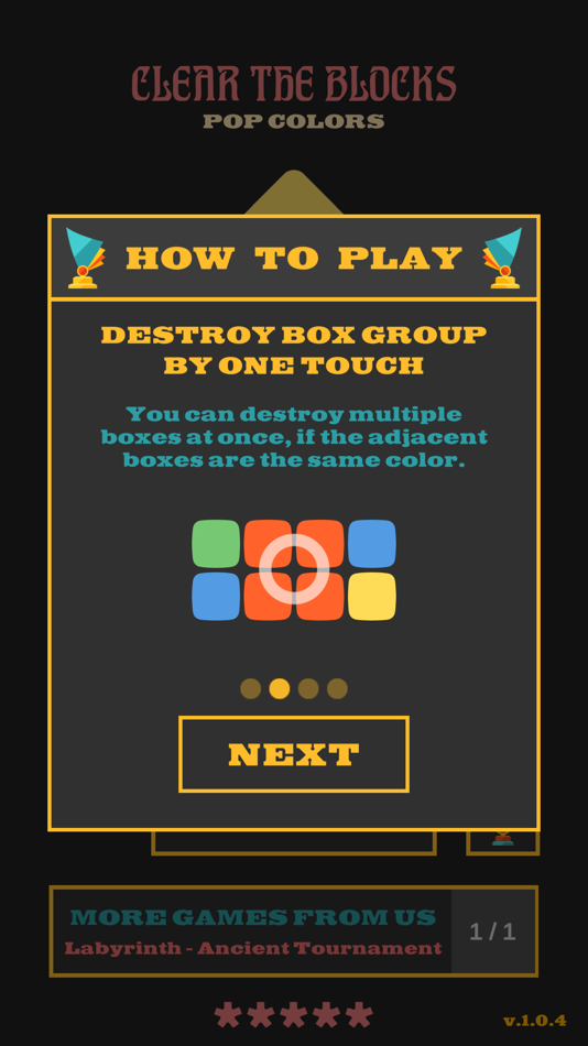 #4. Clear The Blocks, Merge Colors (iOS) 由: CodeCube Brothers Partnership