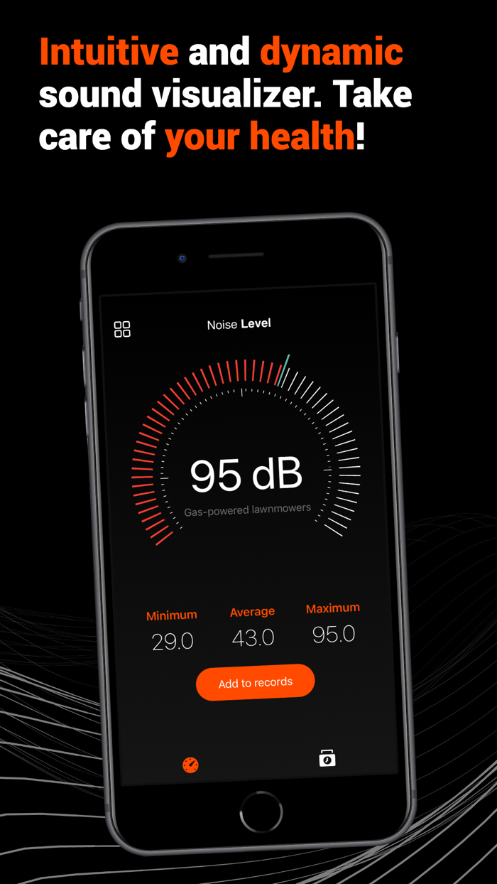 Noise Level dB tracker
