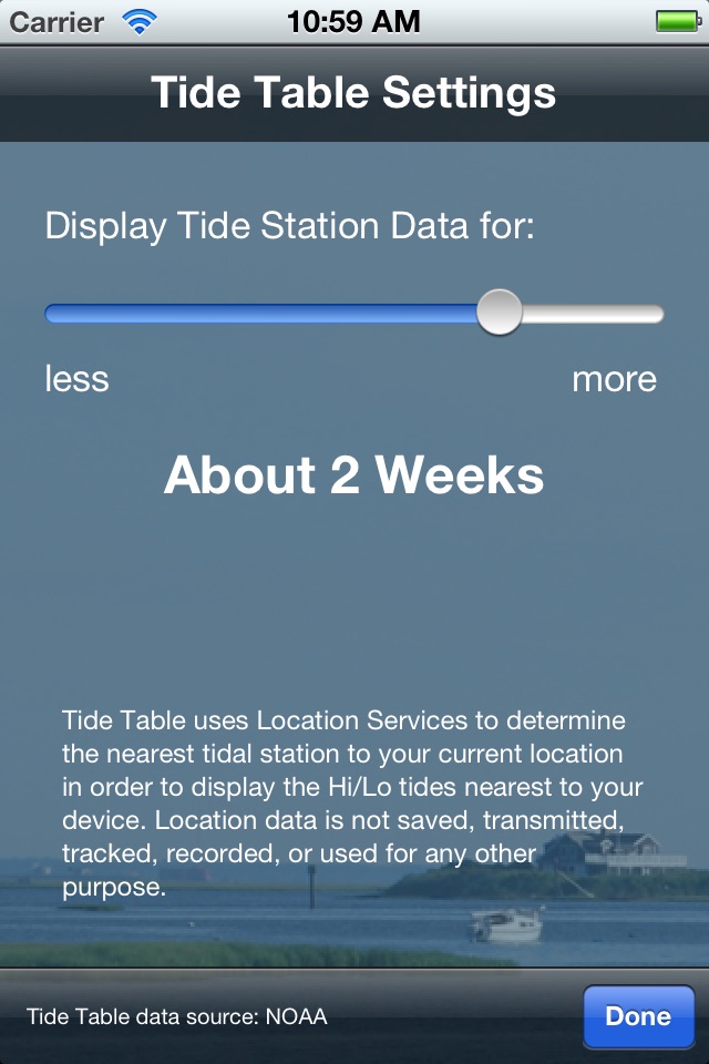 Tide Table screenshot 2