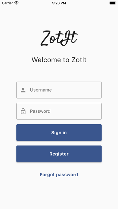 Zotit Screenshot 1 - AppWisp.com Zotit Screenshot 1 - AppWisp.com