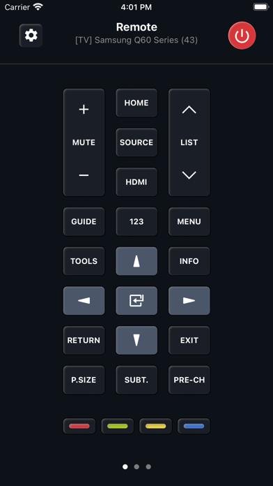 Universal TV Remote · Screenshot