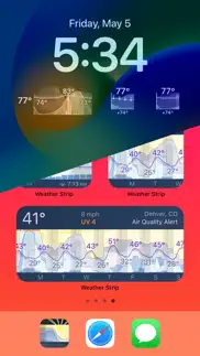 weather strip iphone screenshot 3