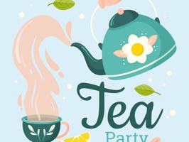 Tea Party Stickers Pack