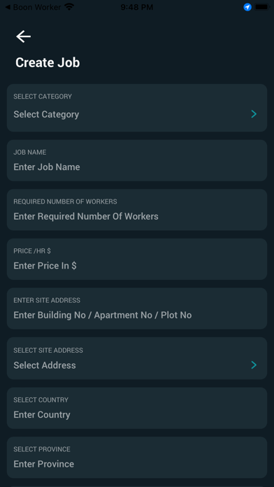 Boon Contractor Screenshot