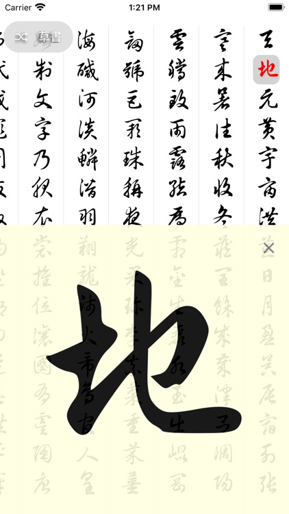 1000 Characters Calligraphy