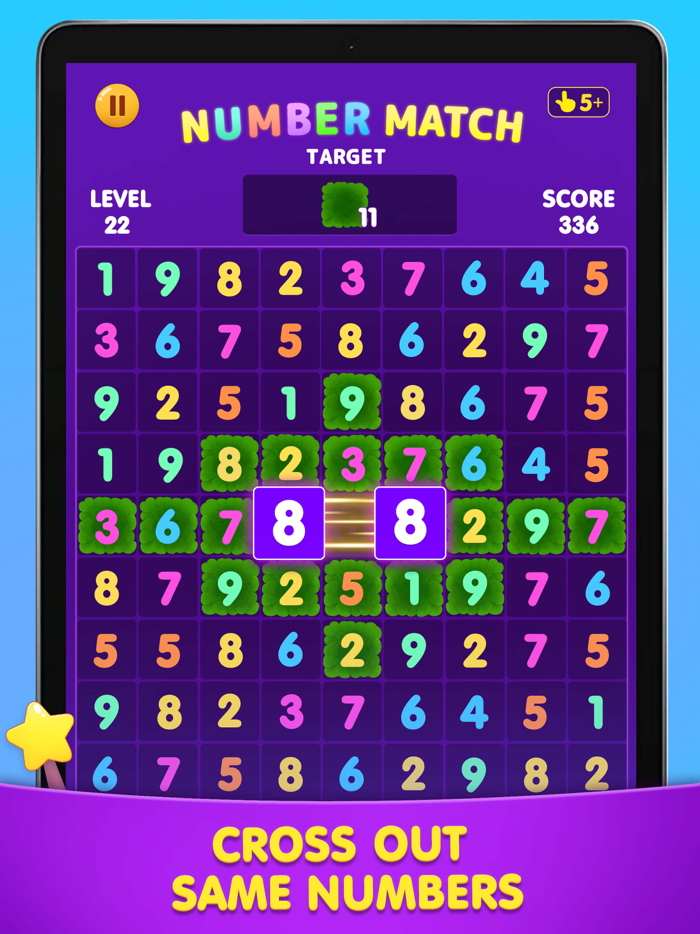 Number Match Ten Crush Puzzle