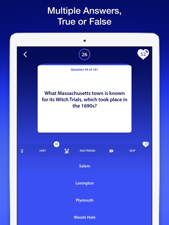 Screenshot #6 pour History Quiz USA