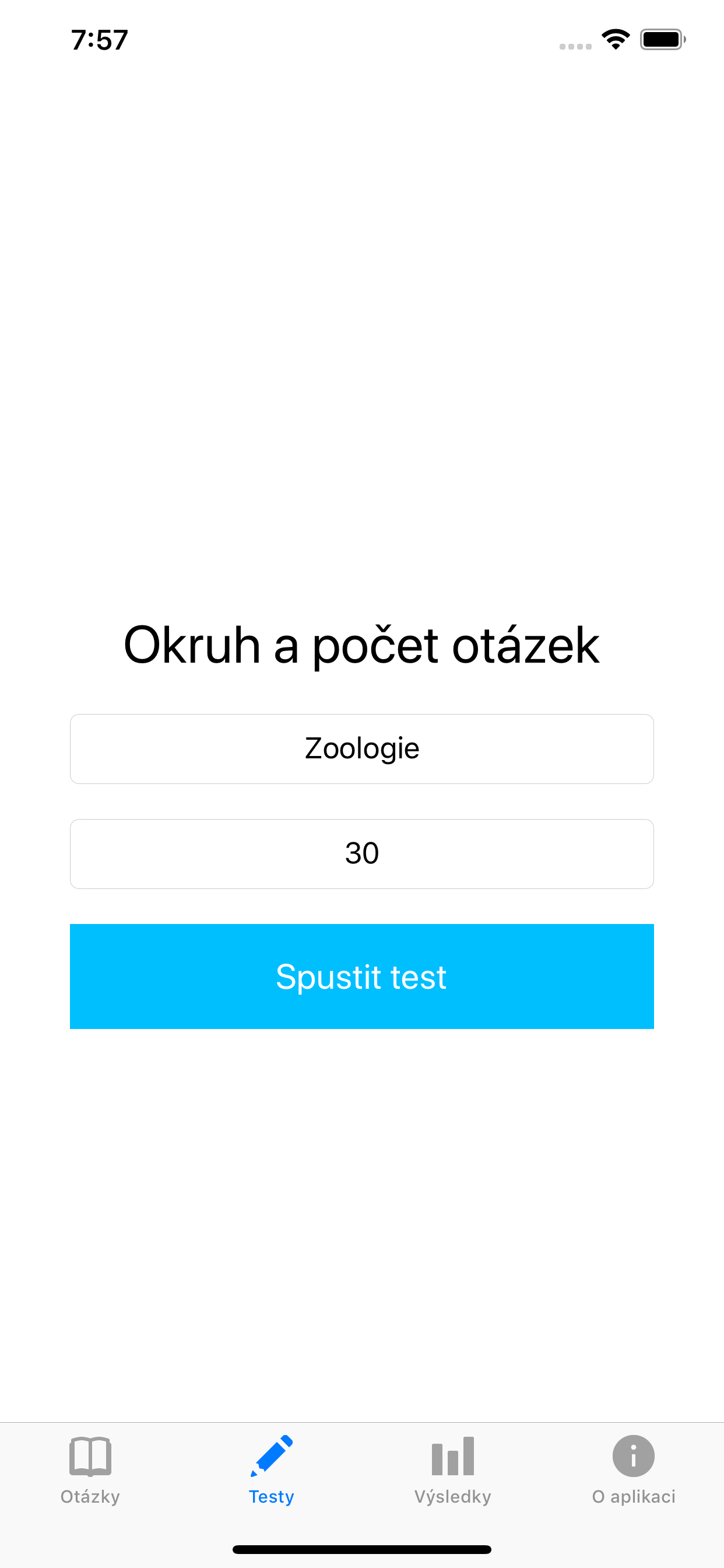 Testy myslivost