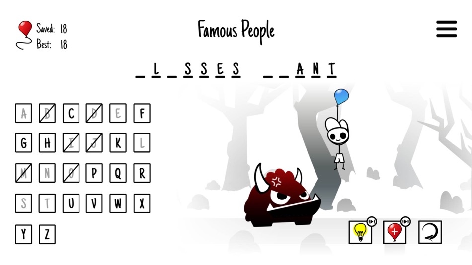 #3. Hangman: Word Challenge (iOS) 来自: Pikoya