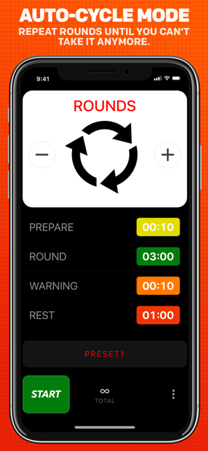 Snímek obrazovky Boxing Timer Pro Round Timer